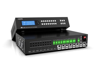 4K 65m över Cat6, 18G, HDR, Atmos, HDCP2.2, 8xHDMI Loopout
