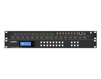 8x8, HDMI2.0, 4K@60hz, YUV4:4:4, 18Gbps, HDR, 19'' låda