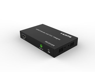 Mottagare, Cat6 in, HDMI2.0 ut, SPDIF & analogt ljud ut, IR