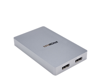 HDMI In, HDMI ut (loop-through), USB 3.0 ut, Full-HD
