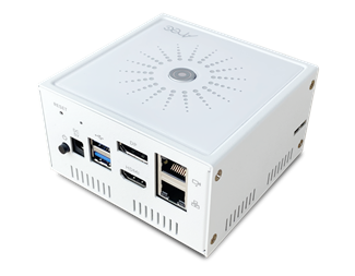 2 kanaler, 1080p, USB RJ45 IP-ström in, HDMI DP H.264 ut