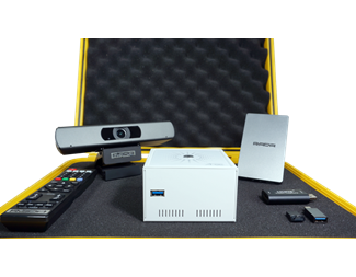 Mediastation, HDMI-USB-brygga, Videokonferenskamera
