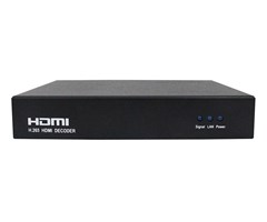 Mottagare H.264/H.265, HD HDMI, VGA, Komposit & Audio