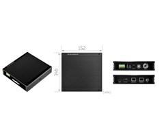 12G-SDI sändare över IP med USB 2.0