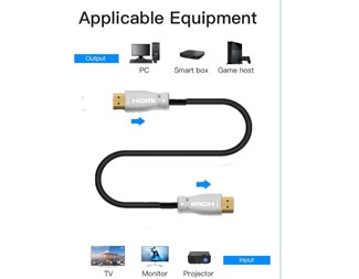 1M HDMI 2.0 AOC hybridkabel