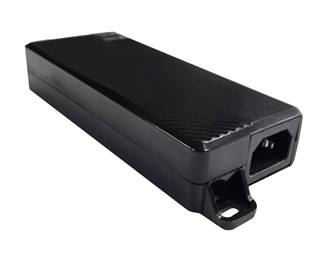 802.3af/at/bt, 10/100/1000Mbps, 230V AC in, 56V DC ut