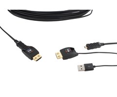 10m, 4K HDMI 2.0 löstagbar hybridkabel