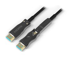 10M HDMI 2.0 Löstagbar AOC hybridkabel