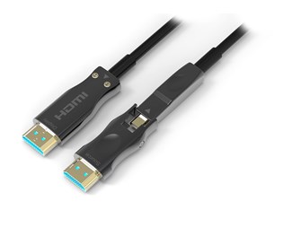 10M HDMI 2.0 Löstagbar AOC hybridkabel