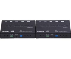 Sändare, 1xHDMI, 1xSFP+, 1xRJ45, KVM, USB, ställbart ID