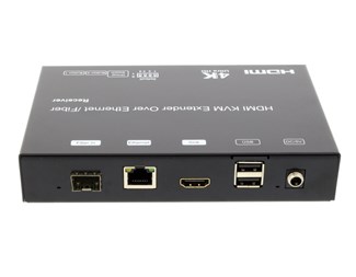 Mottagare, 1xHDMI, 1xSFP+, 1xRJ45, KVM, USB,ställbart ID,PoE