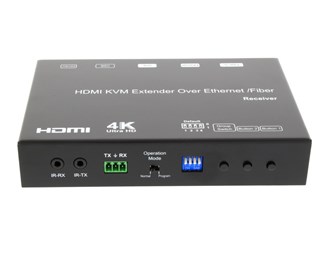 Mottagare, 1xHDMI, 1xSFP+, 1xRJ45, KVM, USB,ställbart ID,PoE