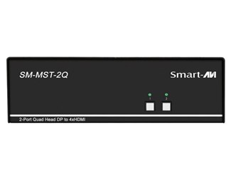 4xDisplayPort 1.2a in, 4xHDMI ut, 2xUSB B in, 2xUSB A 1.1 ut