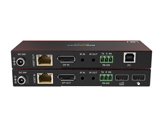 4K Displayport 1.2  HdBaseT KVM förlängare