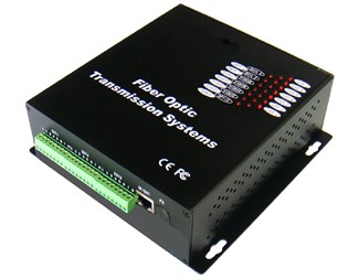 1-kanals simplex, Fiberoptisk sändare/mottagare audio