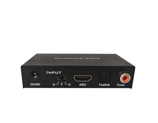 HDMI ARC/Toslink/Coax digitalt ljud in, analogt ljud ut