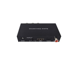 HDMI ARC/Toslink/Coax digitalt ljud in, analogt ljud ut