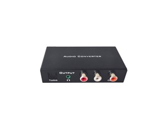HDMI ARC/Toslink/Coax digitalt ljud in, analogt ljud ut
