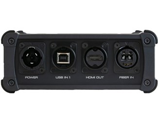 Mottagare fiberextender HDMI med 2 USB fältbruk