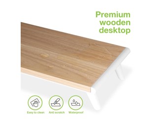 MDF panel i valnötsfaner
