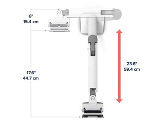 Upp till 49'', Max 19kg , Vit