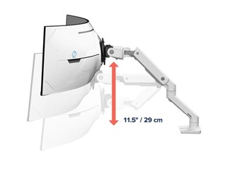 Upp till 57'', Max 17kg , Vit
