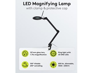 LED Lupelampe 10W/800lm