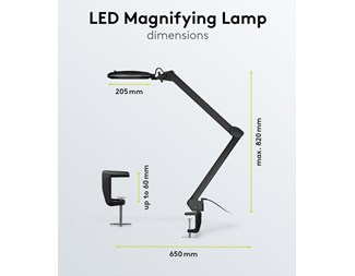 LED Lupelampe 10W/800lm