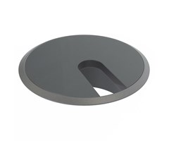 Ø79mm svart genomföring med svart dekorlock