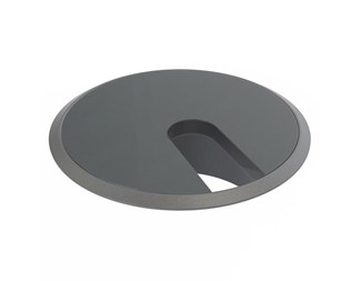 Ø79mm svart genomföring med svart dekorlock