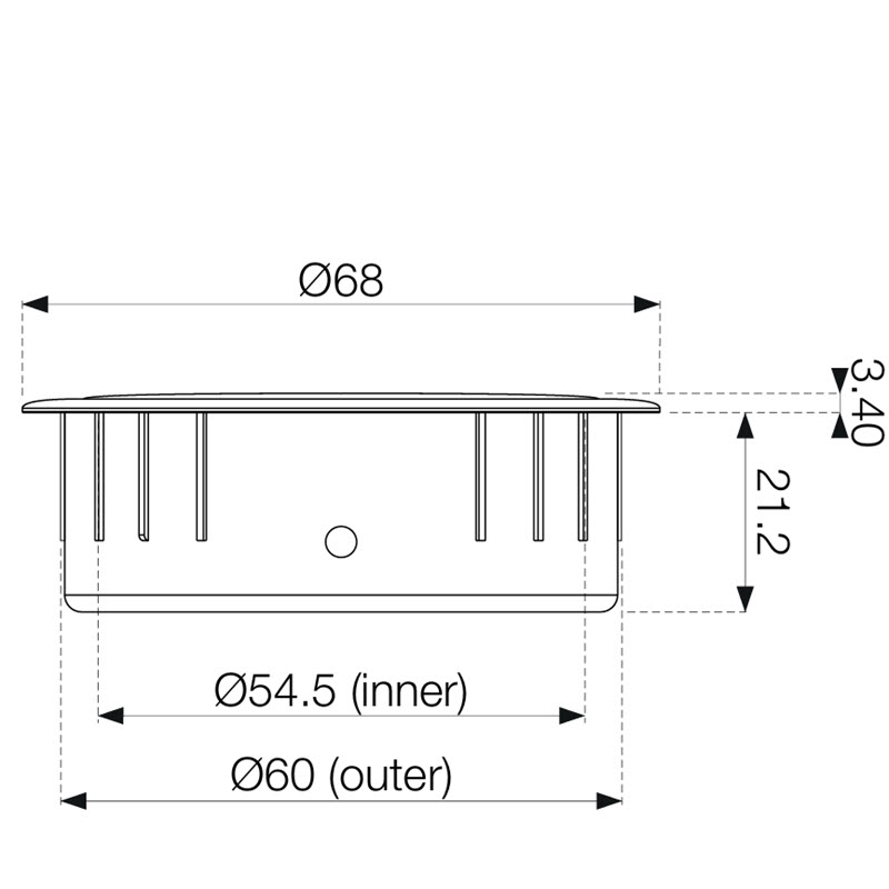 20127191 &Oslash;60 mm Bord gjennomf&oslash;ring med b&oslash;rste svart 3402000109 03.jpg