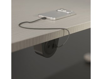 Svart, 2xUSB-C, QC3.0, Max 30W