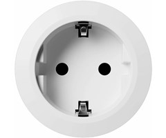 Vit Eluttag typ F (Schuko) CEE 7/3