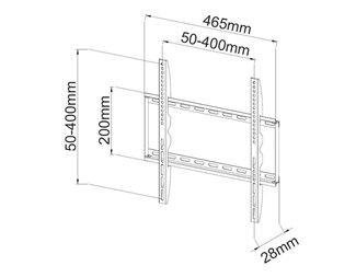 23-55'' 45kg hvitfarget VESA