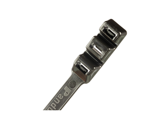 PLB2S-C Dubbellås, Vit 193x4,8x1,3mm, 100st (S)