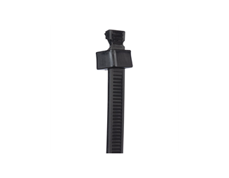 SST1M-C0 102x2,4mm Svart UV-Beständig, 100st (M)