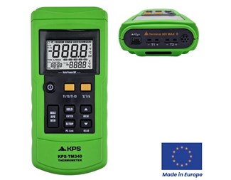 Digitalt termometer med sofware 2 kanaler TM3240