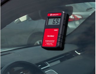 Digital mätare för solfilm, glas och textil