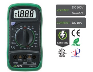 Multimeter Digitalt AC/DC 600 V/10 A MT30