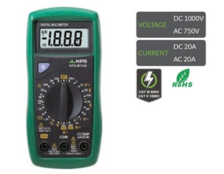 Digital multimeter AC/DC 1000 V/20 A MT425