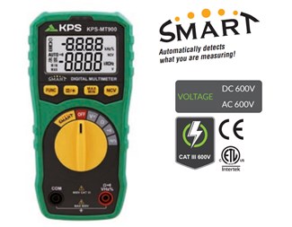 Digitalt SMART multimeter AC/DC 600V MT900