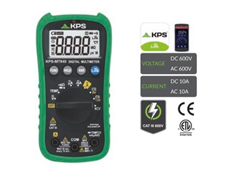 Digitalt multimeter TRMS med APP  AC/DC 600V/10A MT940