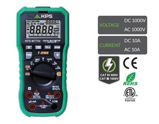 Digitalt multimeter TRMS med USB  AC/DC 100V/10A MT700