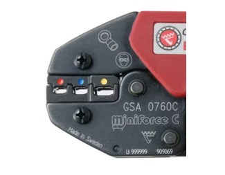 GSA0760 Krimptång isolerade kabelskor 0,5-6 mm²
