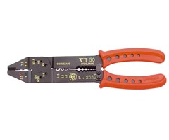 T50 Hobbytång 1,5-6 mm² rött handtag