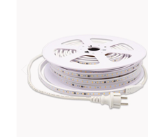 10m*15.5mm*6mm LED STRIP2700k 230V, IP65 ,520 lm/m, 65 lm/W