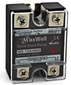 10Amp  Single Phase SSR - Kontroll DC(3-32VDC, Last 60VDC)