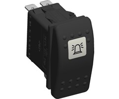 15A 24V, Färg LED 1 Grön Varningsbelysning