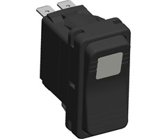 20A 12V, Stark grön LED, utan symbol