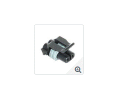 Delphi 2pol hylshus svart Metri-Pack 150